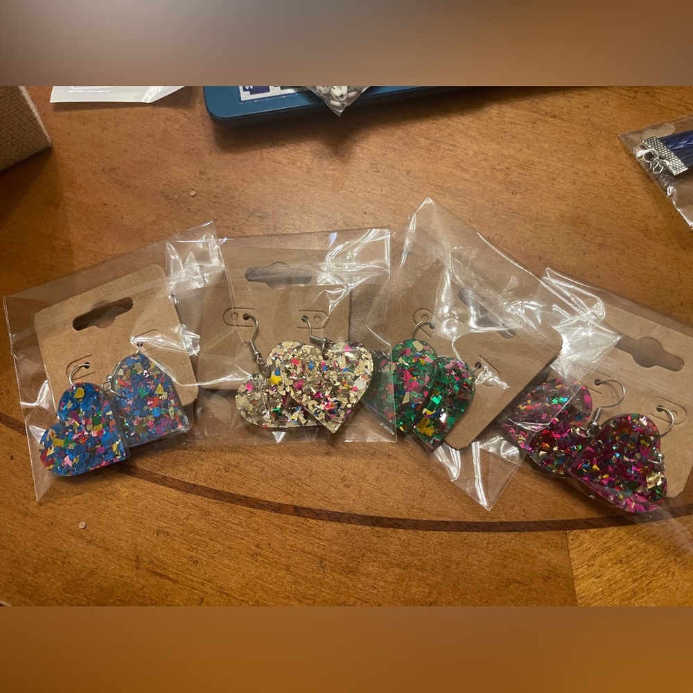 Heart earrings